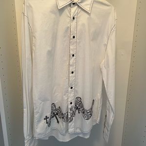 Mens embellished shirt